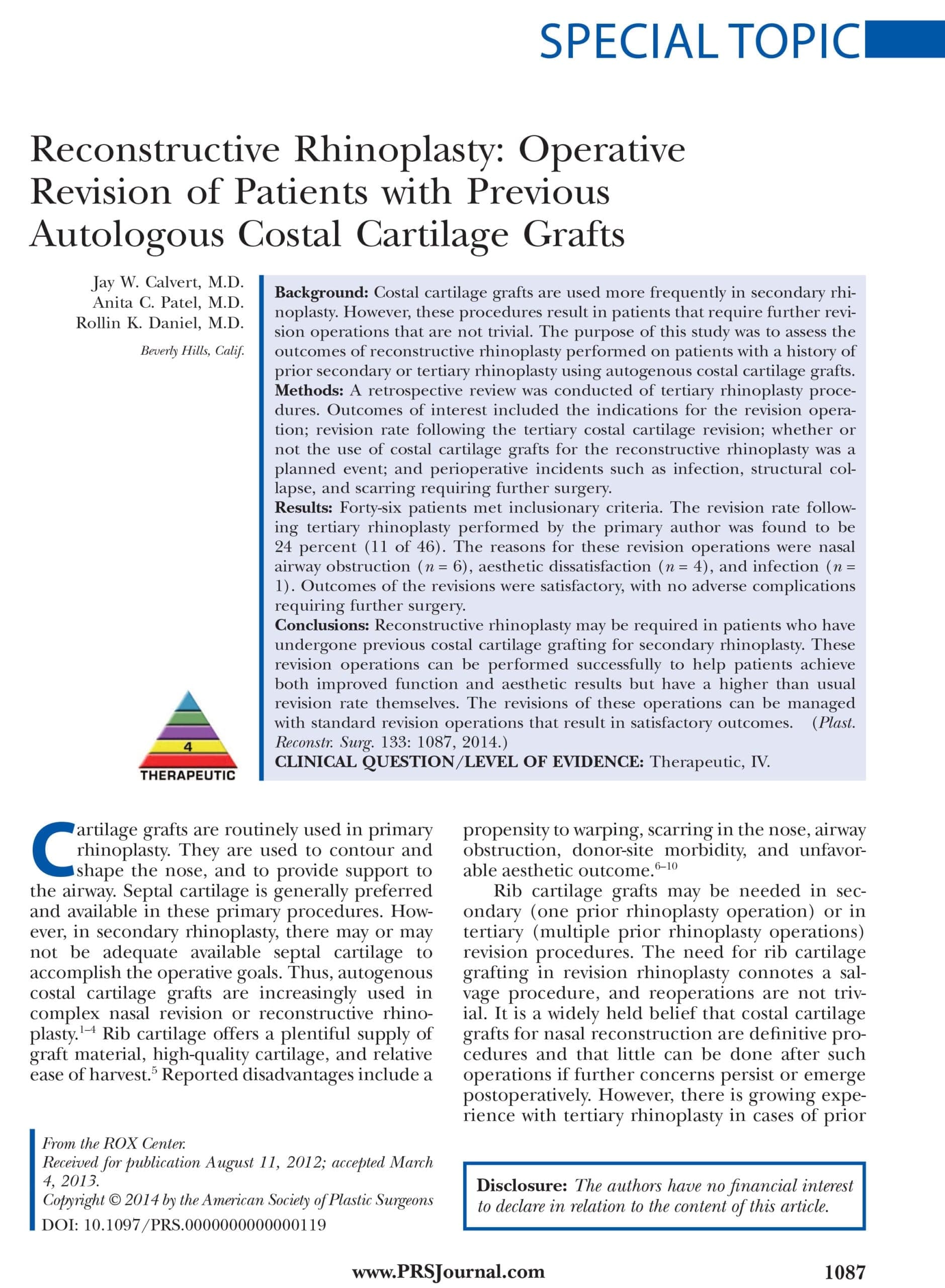 Dr. Patel Authors Papers in PRS